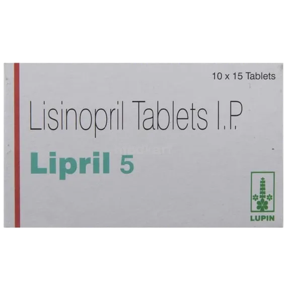lipril 5mg tablet 15's